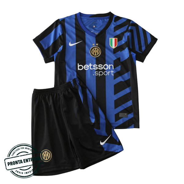 [P.E] Kit Infantil Inter de Milão 2024/25 Home (16)