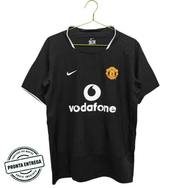[P.E] Camisa Manchester United Retrô 2003 PERSONALIZADA: FERDINAND 5 (P)