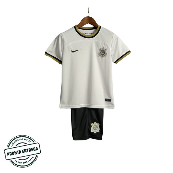 [P.E] Kit Infantil Corinthians 2022/23 Home (10)