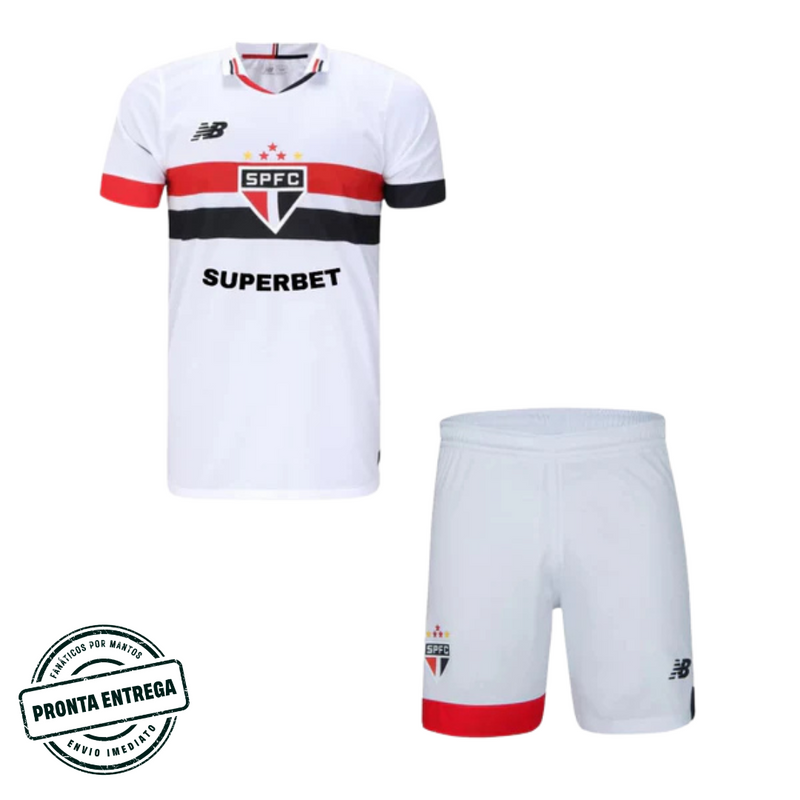 [P.E] Kit Infantil São Paulo 2024/25 Home (28)