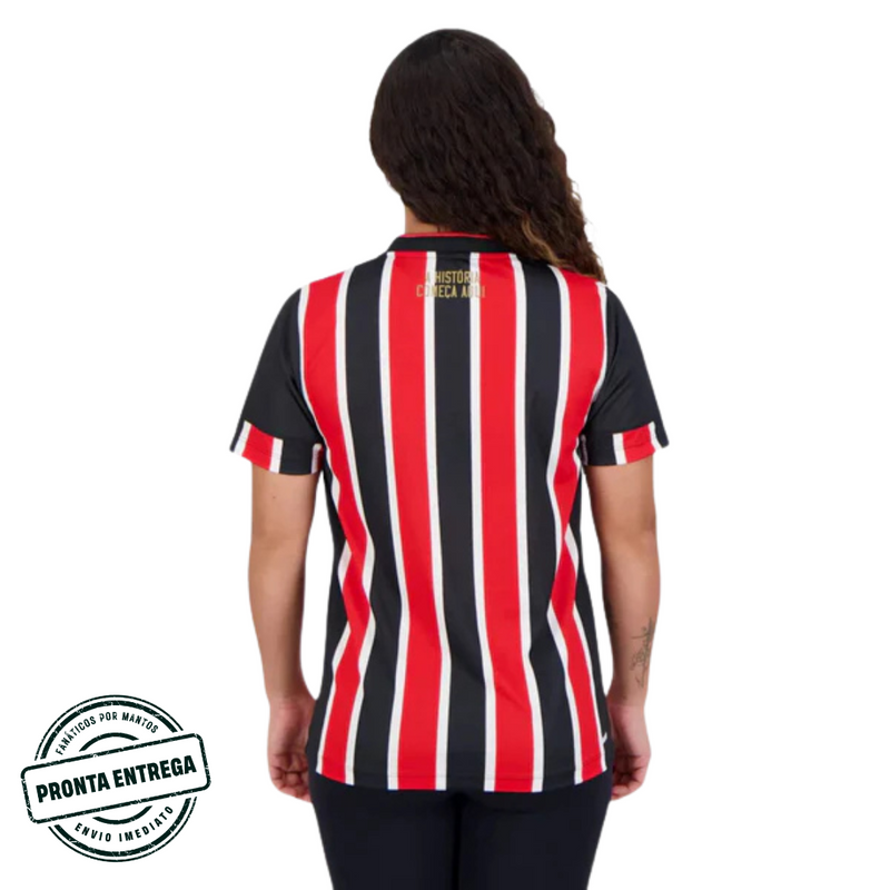 [P.E] Camisa Feminina São Paulo 2024/25 Away (GG)