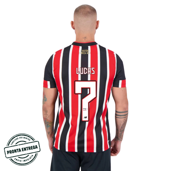 [P.E] Camisa São Paulo 2024/25 Away Lucas 7 (G1)