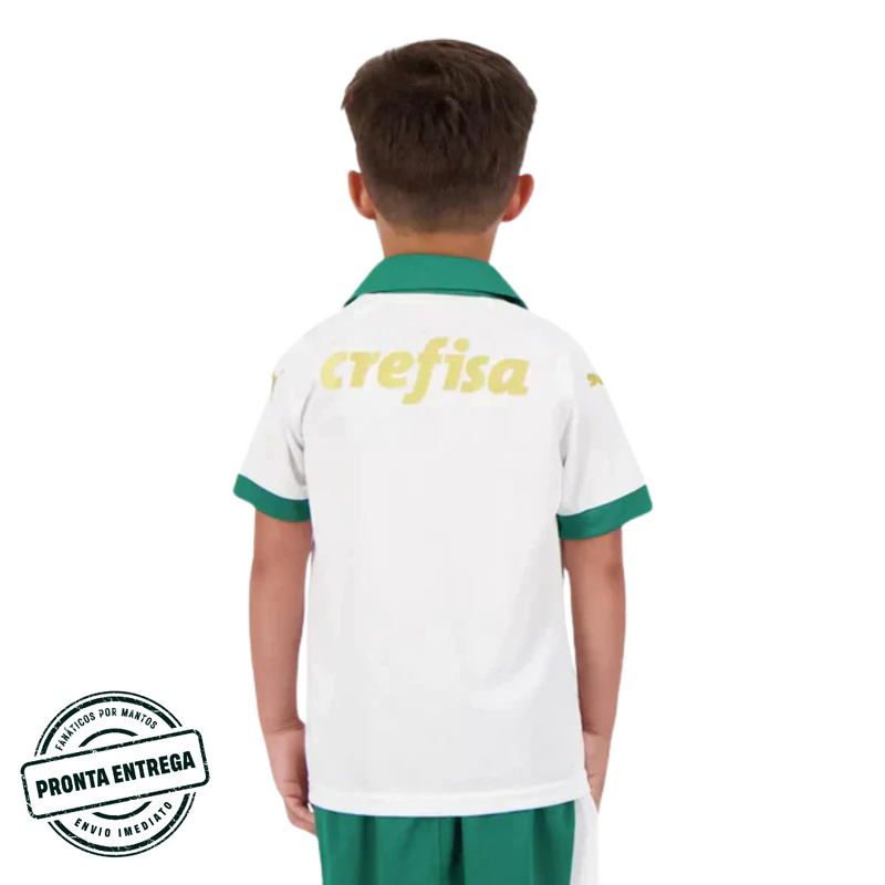 [P.E] Kit Infantil Palmeiras 2024/25 Away (18,20 & 28)
