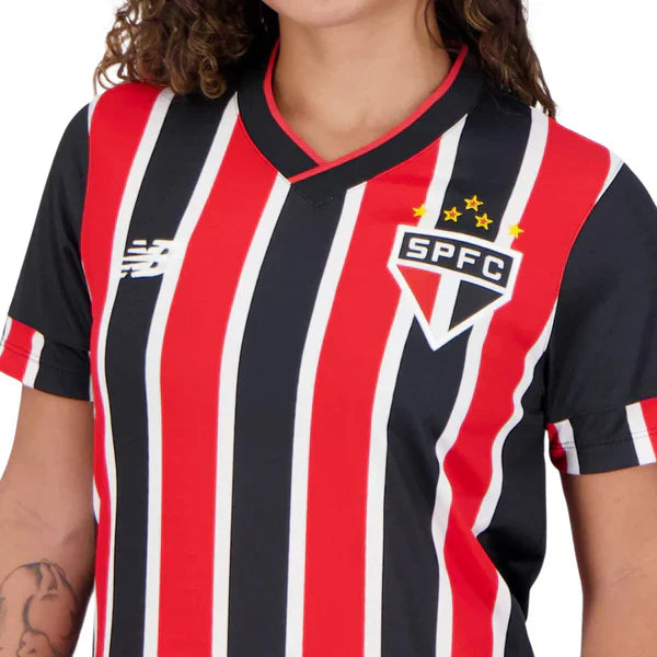 [P.E] Camisa Feminina São Paulo 2024/25 Away (GG)