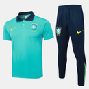 Conjunto Seleção Brasileira Polo 2024/25 - Ciano