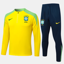 Conjunto Seleção Brasileira 2024/25 Treino - Amarelo e Verde